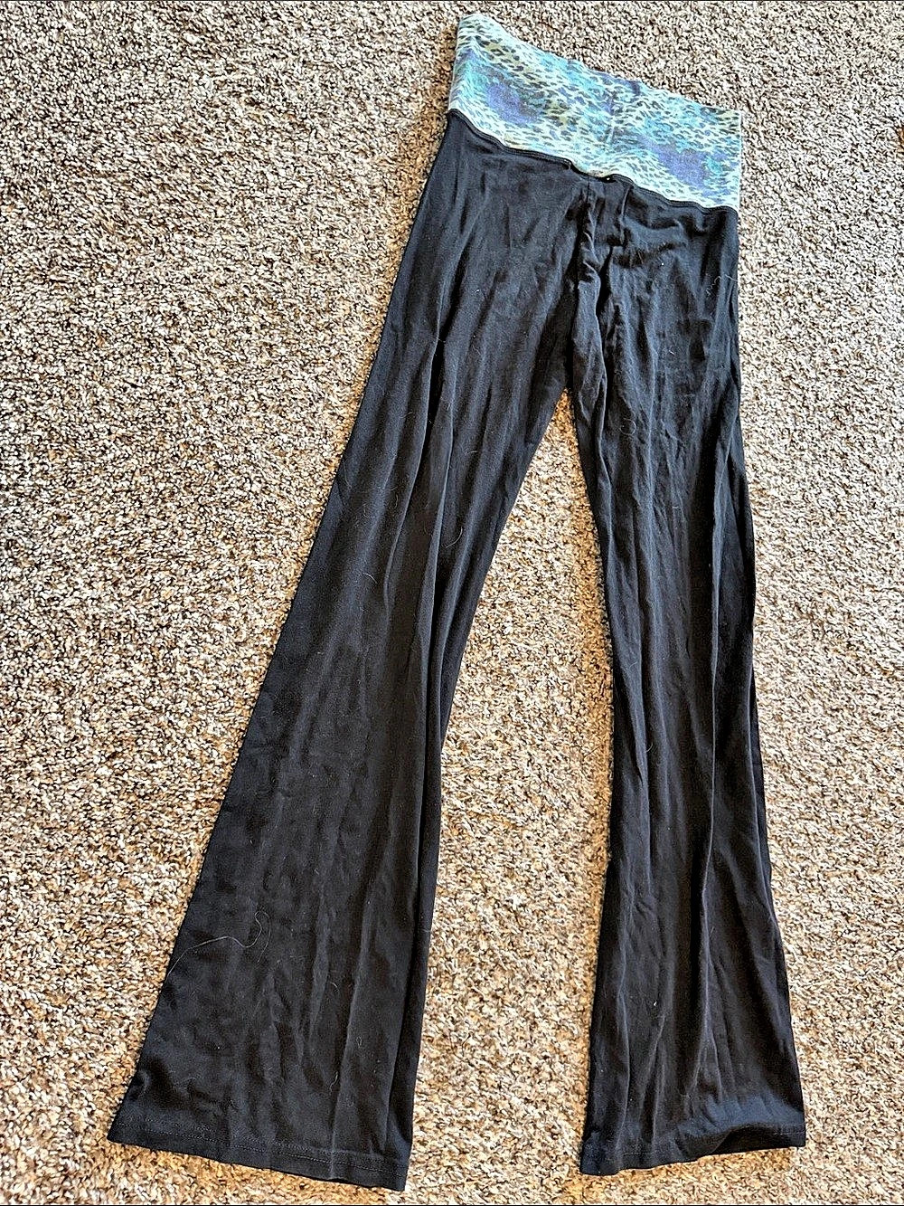 In Love With Derek Women's Flare Pants Black Size Medium